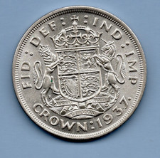1937 SILVER CROWN COIN