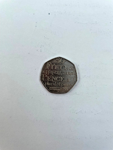 Pence coin samuel johnson s - coin,