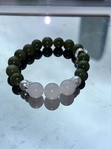 Peridot white phantom quartz - peridot,