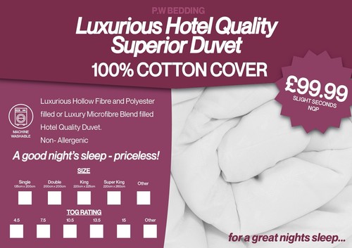 Double tog luxury - double,