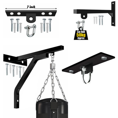 Punch bag wall bracket - bracket, 7"