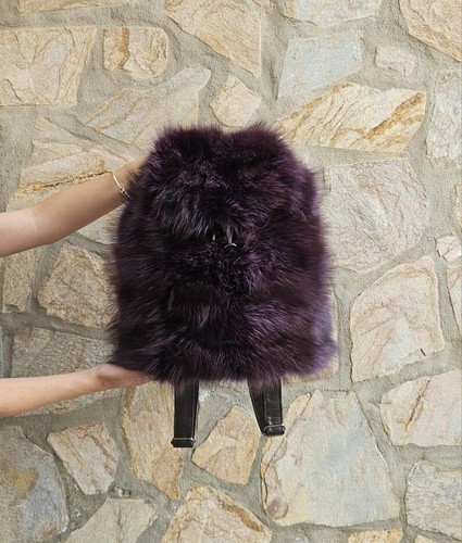 Fur bag real backpack - bag,,