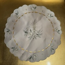 Christmas design White Fabric