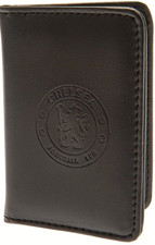 CHELSEA FC BANK CARD EMBOSSED PU LEATHER CREST WALLET TRAVEL PASS HOLDER