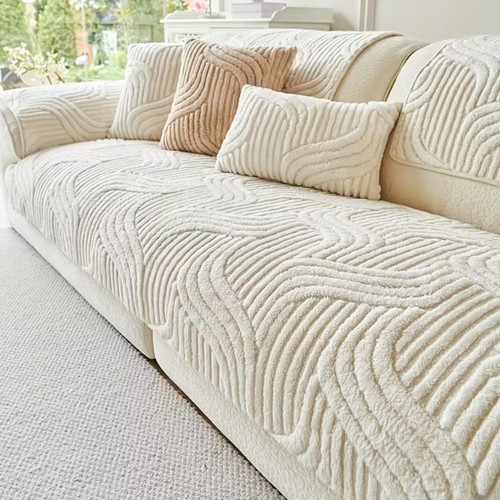 Thick plush sofa - plush, cover