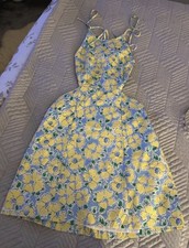 Ladies zara yellow blue - zara,