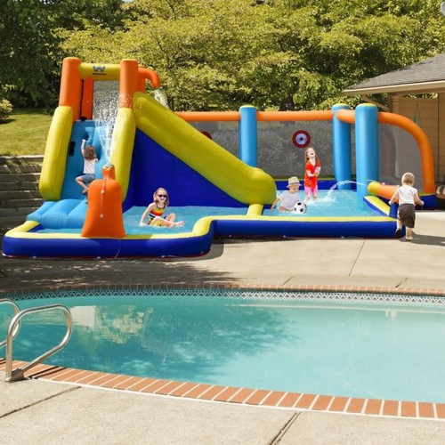 Inflatable water slide bounce - water,