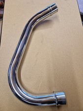 Honda CB250N CB400N CB450N Superdream Left Exhaust Downpipe NOS Chrome