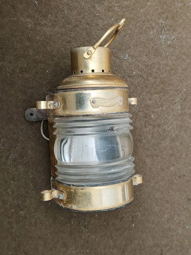 Vintage brass mast - vintage, head"