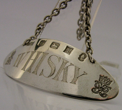 Large sterling silver whisky - sterling,