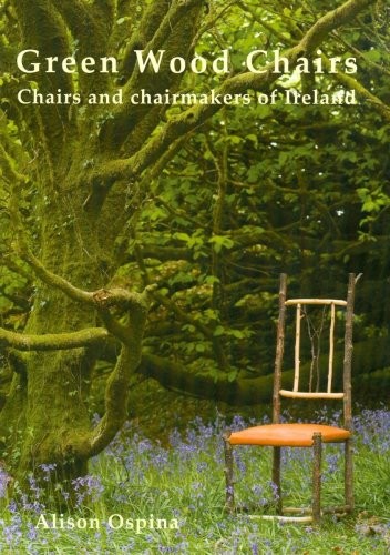 Green wood chairs - wood, and