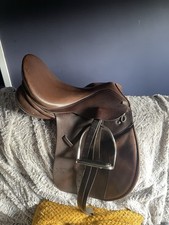 GFS XCH Leather Saddle 16.5