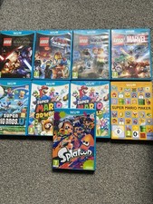 Nintendo Wii U Games Bundle X9 Games Lego Mario Etc Tested