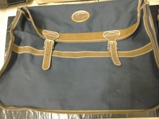 New Vintage 2 piece Cotton Traders Large navy  Travel Bag with matching suitcase