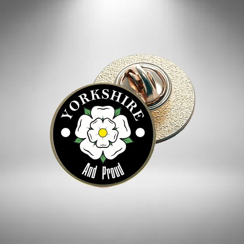 Yorkshire and proud badge - and,