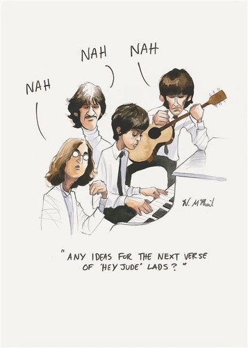 Beatles hey jude birthday - hey, card