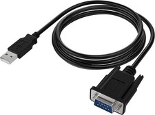 USB 2.0 to Serial RS-232 DB9 9 Pin Adaptor Male Cable 6Ft -FTD1 chipset  Sabrent