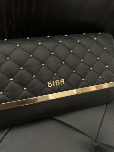 Biba large leather - large, purse/