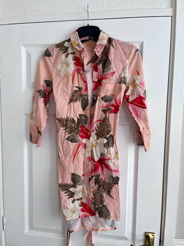 Zara woman pink floral - zara, xs