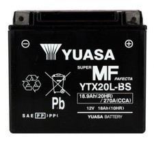 yuasa ytx20l-bs harley davidson dyna super glide 1340 1996 1997 1998 battery
