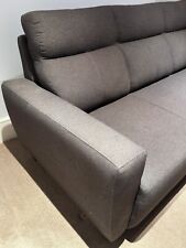 URGENT-3 seater  black/grey sofa in PERFECT condition - hardly used. 
