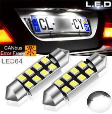 2 LED Bulbs License Plate Lighting for BMW E36 E46 E39 E90 E60