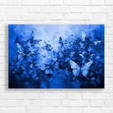 Vibrant Butterfly Meadow Canvas Print Large Picture Wall Art