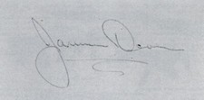 JAMES DEAN Signed Note - Film