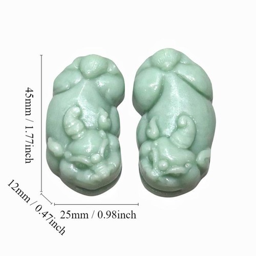Green jade pixiu - green, pendant