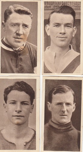 Cigarette cards football - cards, hills