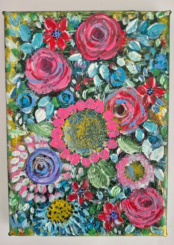 The style acrylic painting - acrylic,