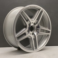 MERCEDES W204 C CLASS AMG 18" ALLOY WHEEL RIM FRONT 8J SILVER OEM GENUINE X1