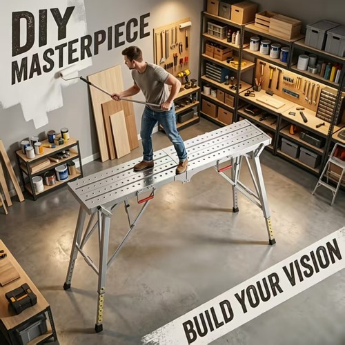 Portable foldable workbench - portable,
