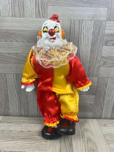 Vintage clown porcelain - vintage,