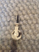 Vintage Small Cast Iron Barn Wheel, Pulley CEILING Screw