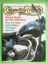 CLASSIC BIKE - October/November 1980 - Ariel Square Four MkII - 500cc AJS V4