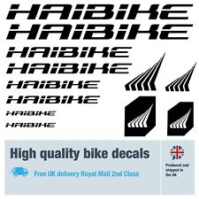 Haibike bike labels / decals /