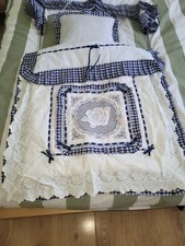 coachbuilt pram  canopy cover ,quilt and pillow