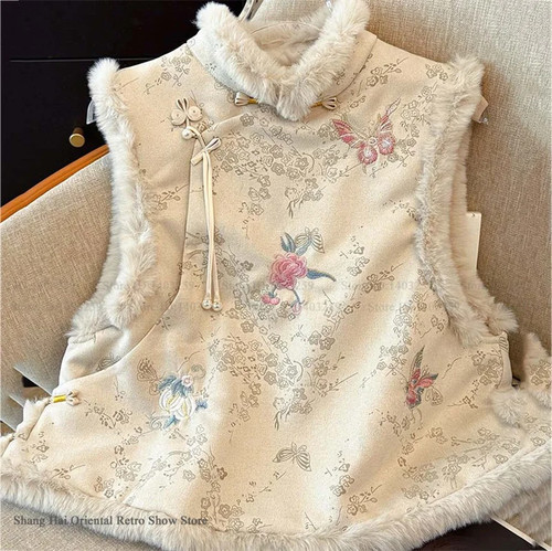 National style vest jacket - national,