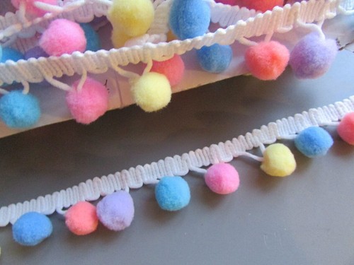 Multi colour pastels pom - colour,