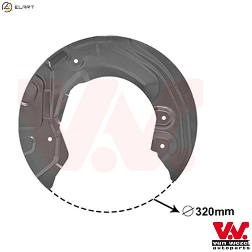 Splash guard brake disc - splash,