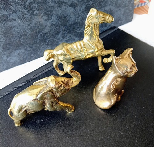 Brass pieces horse 1 - brass,