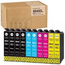 10x Ink Cartridges for Epson 604XL XP-2200 2205 3200 3205 4200 4205 WF-2910 2930
