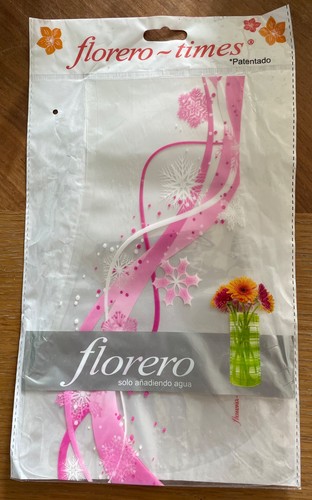 Plastic flower vases - ;, with