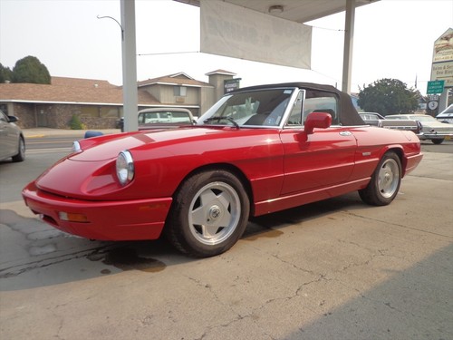 1991 alfa romeo spider tan - alfa,