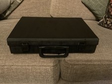 Vintage Cassette Tape Holder Storage Box with Carry Handle - Holds 32 Tapes