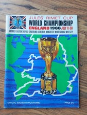 1966 World Cup Finals Tournament Programme / Brouchure (Scores/Tables blank)