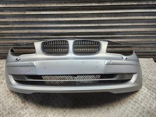BMW 1 SERIES BUMPER FRONT COMPLETE IN SILVER TITANSILBER E87 2007 - 2011