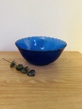 Arcoroc France Blue Glass