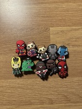 10pc Croc Charms - Random Marvel Characters - Brand New